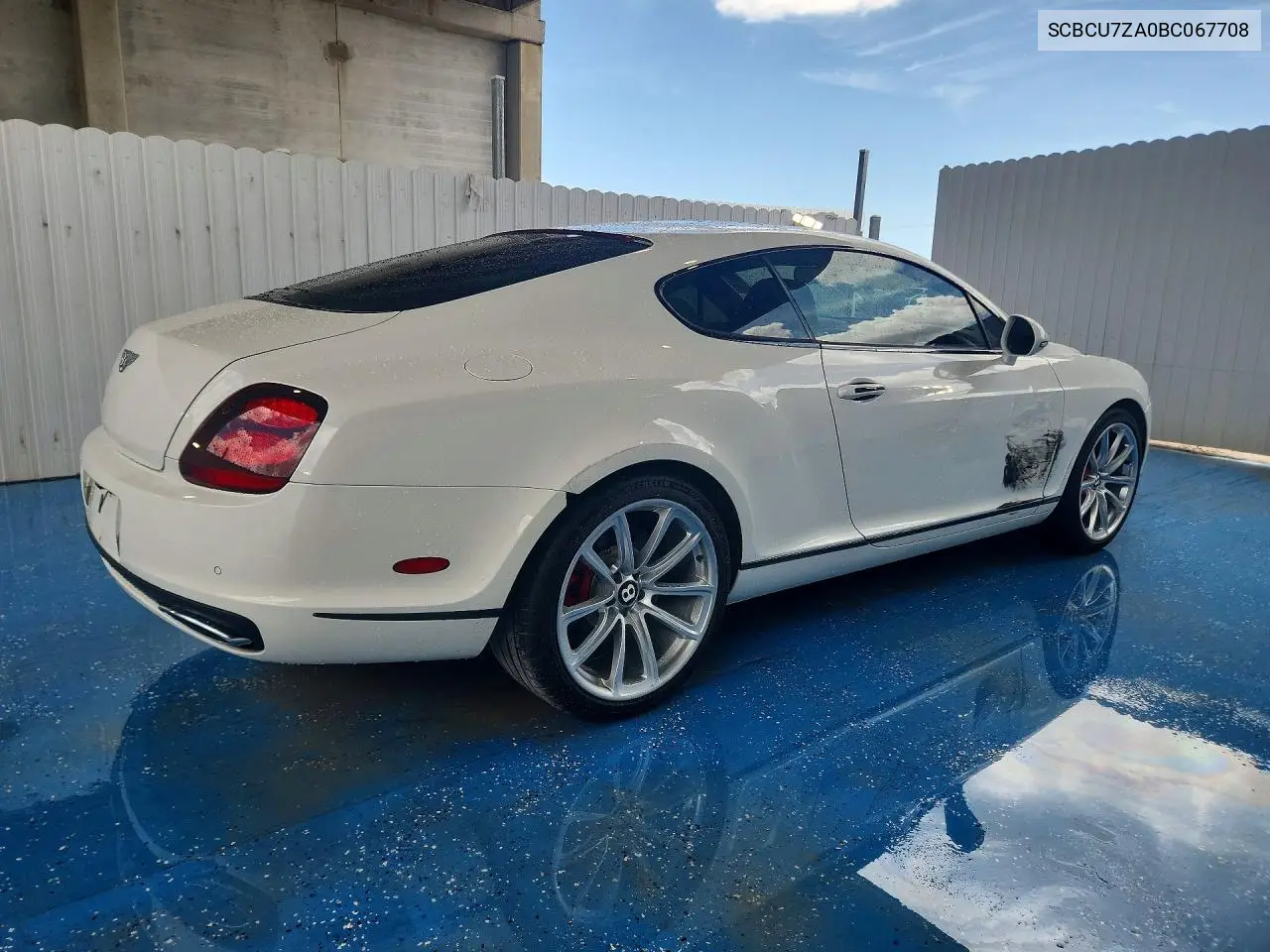 2011 Bentley Continental Super Sport VIN: SCBCU7ZA0BC067708 Lot: 56796646