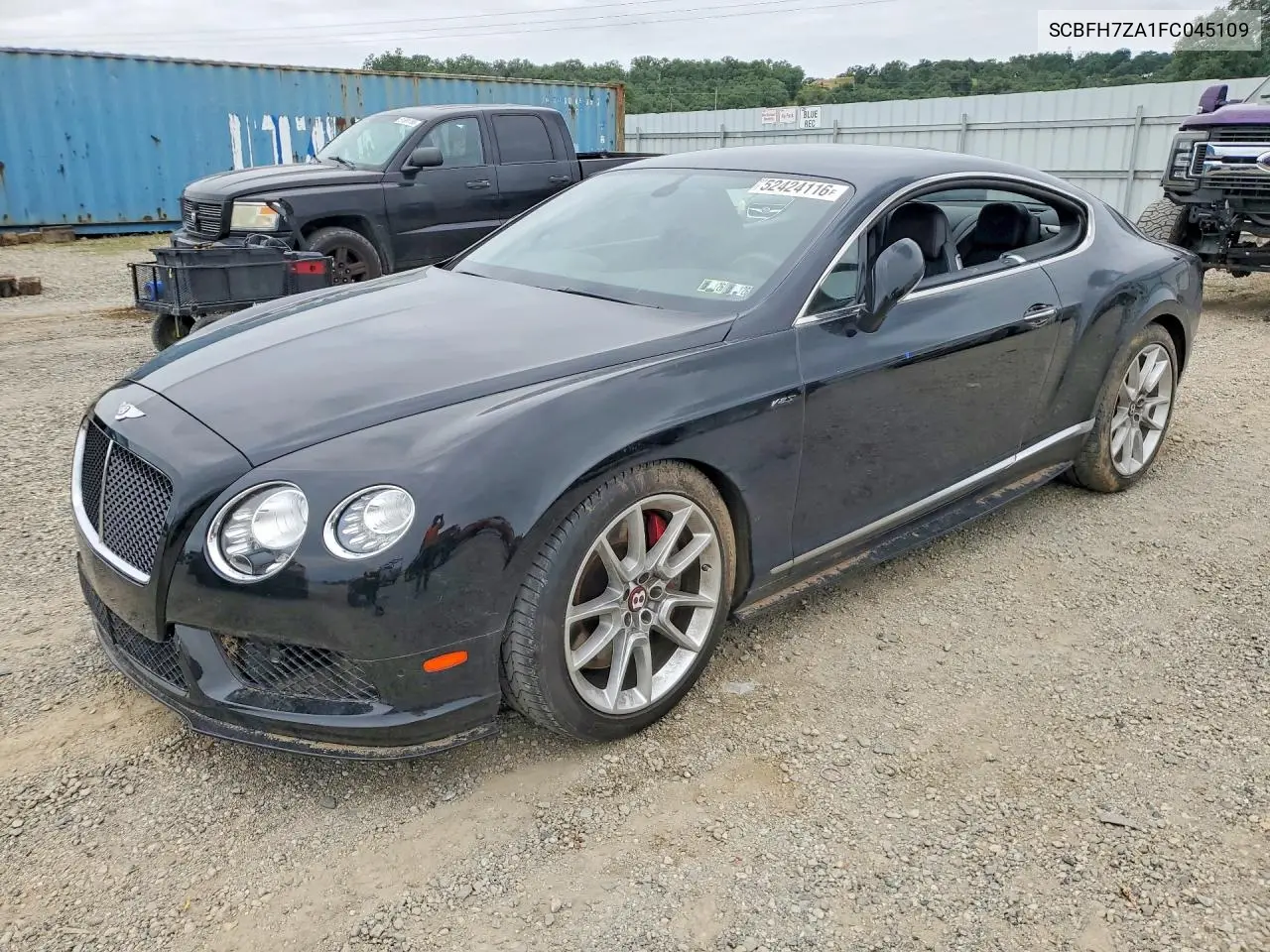 2015 Bentley Continental Gt V8 S VIN: SCBFH7ZA1FC045109 Lot: 52424116