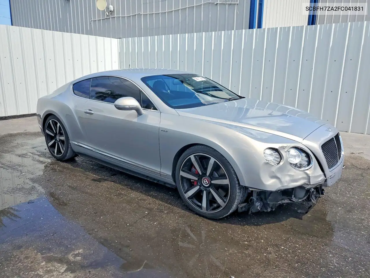 2015 Bentley Continental Gt V8 S VIN: SCBFH7ZA2FC041831 Lot: 53511026
