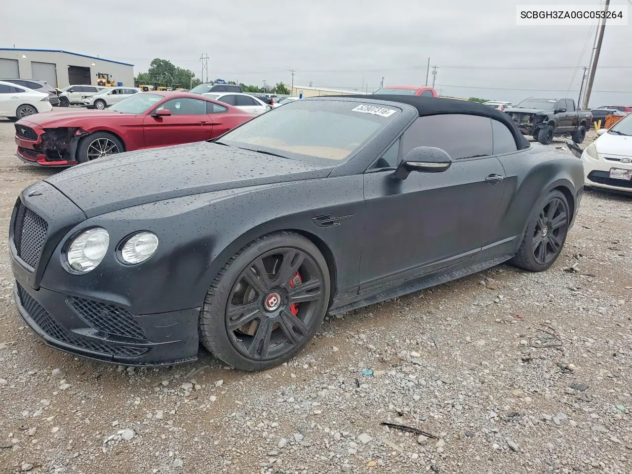 2016 Bentley Continental Gt V8 S VIN: SCBGH3ZA0GC053264 Lot: 52907316