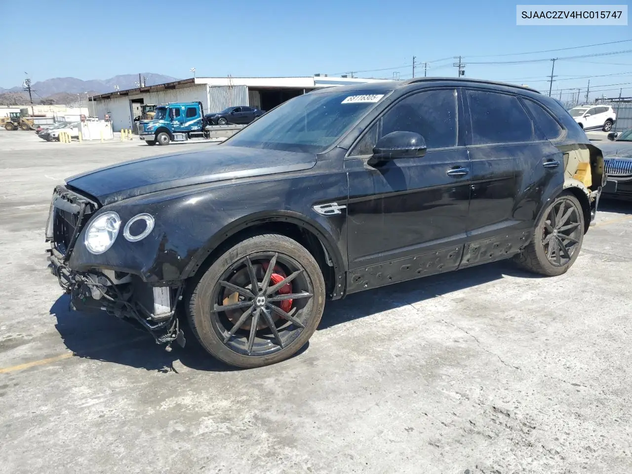 2017 Bentley Bentayga VIN: SJAAC2ZV4HC015747 Lot: 68116305