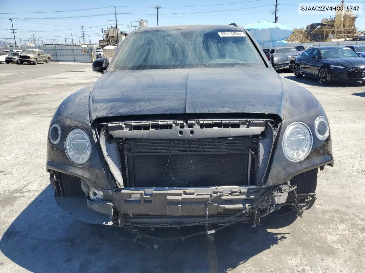 2017 Bentley Bentayga VIN: SJAAC2ZV4HC015747 Lot: 68116305