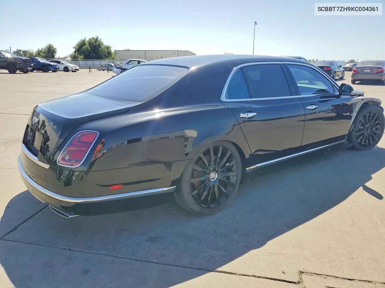 2019 Bentley Mulsanne VIN: SCBBT7ZH9KC004361 Lot: 58483746