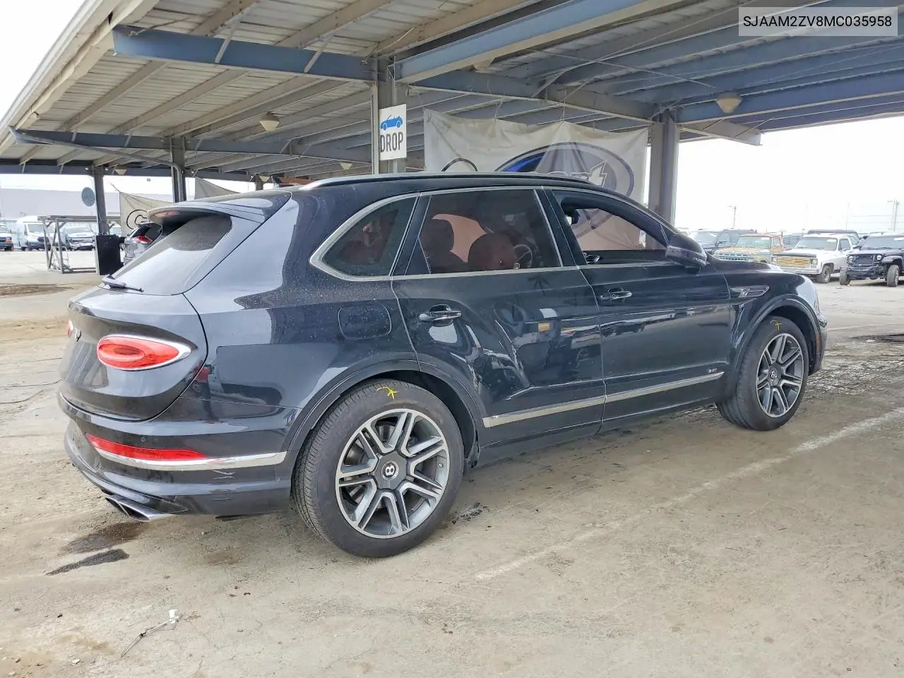2021 Bentley Bentayga VIN: SJAAM2ZV8MC035958 Lot: 58152266