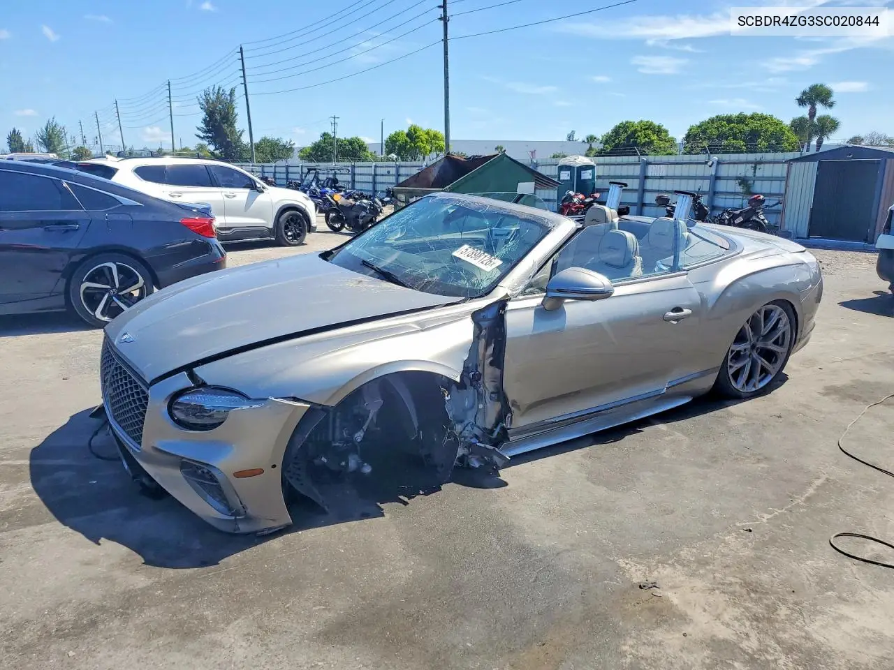 2025 Bentley Continental Gt Speed VIN: SCBDR4ZG3SC020844 Lot: 57898126