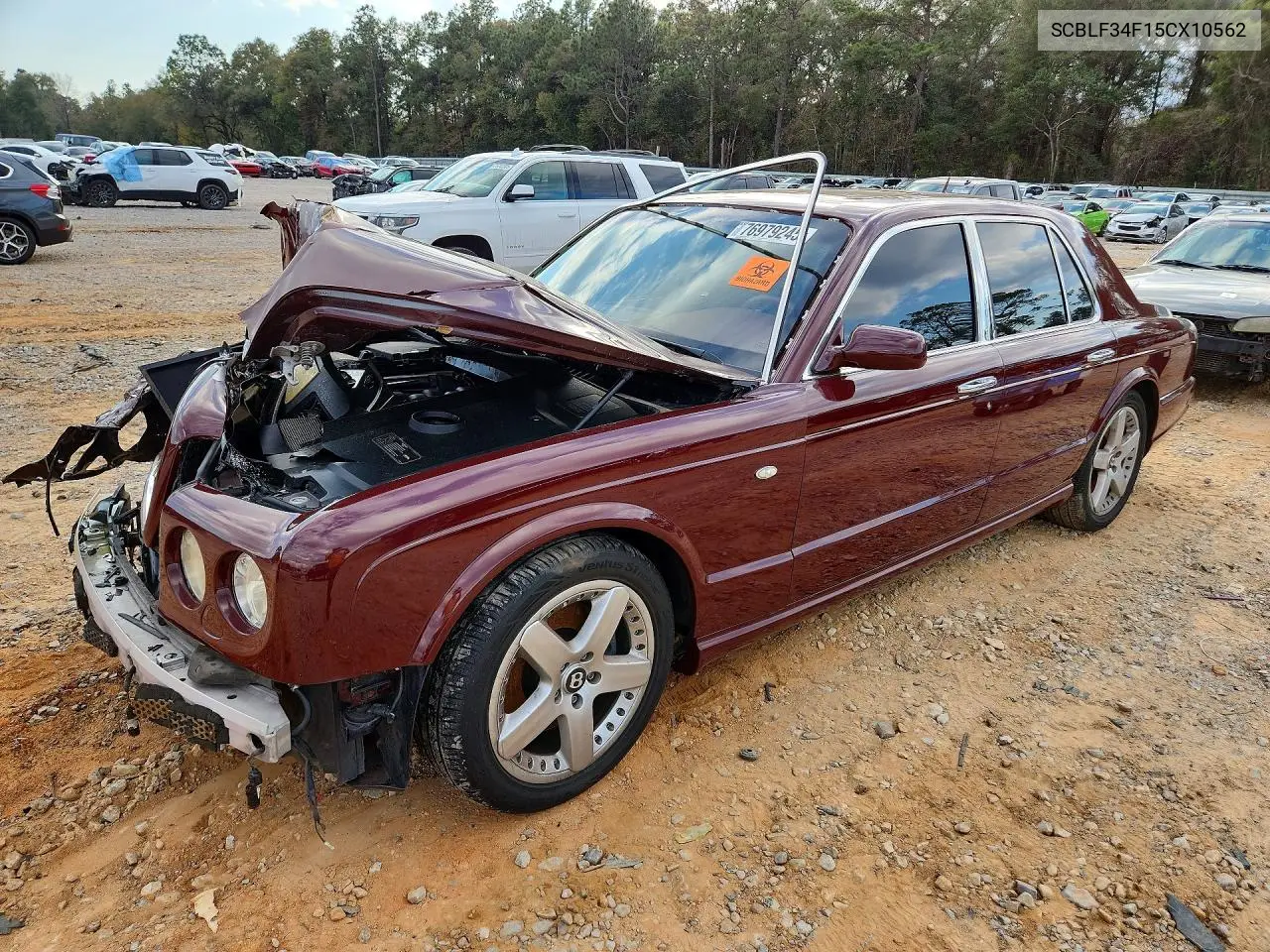 2005 Bentley Arnage T VIN: SCBLF34F15CX10562 Lot: 76979245