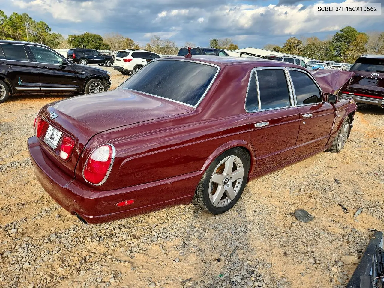 2005 Bentley Arnage T VIN: SCBLF34F15CX10562 Lot: 76979245