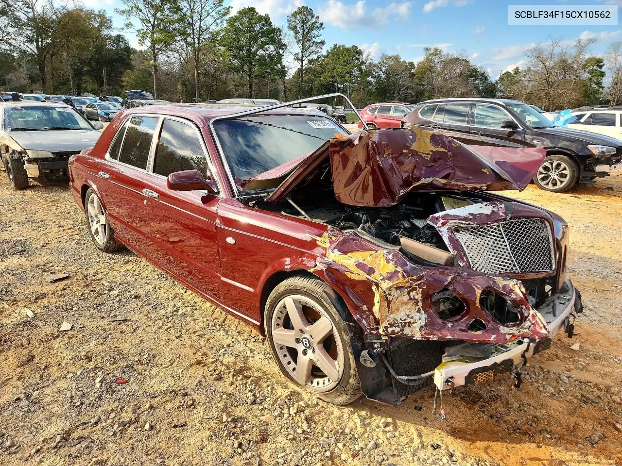 2005 Bentley Arnage T VIN: SCBLF34F15CX10562 Lot: 76979245