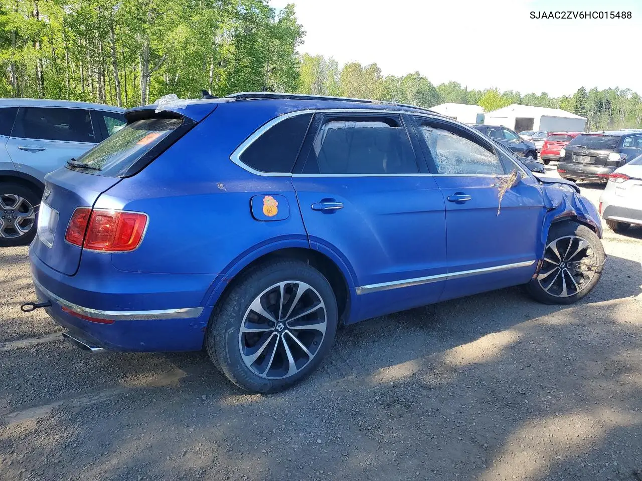 2017 Bentley Bentayga VIN: SJAAC2ZV6HC015488 Lot: 55189676