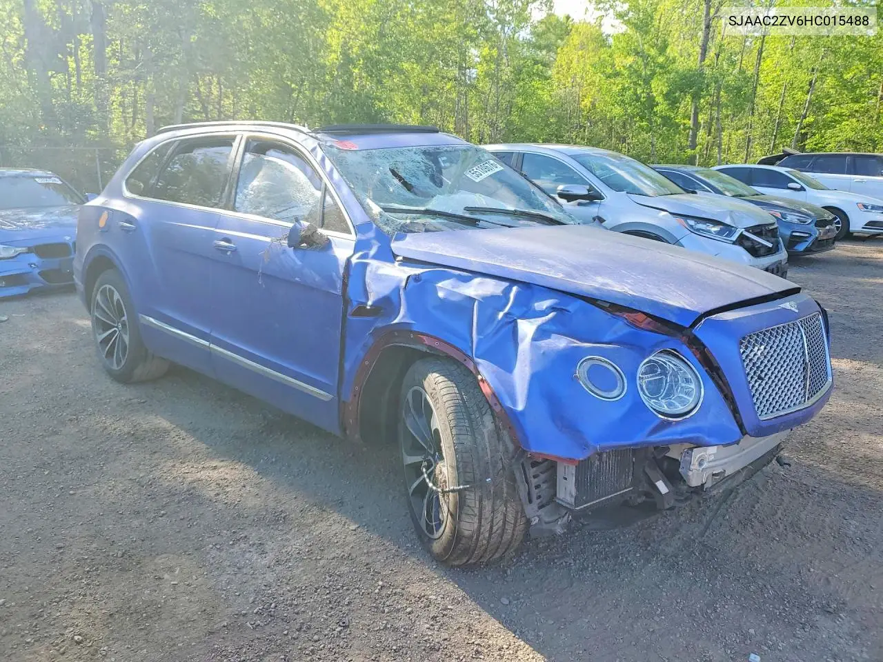 2017 Bentley Bentayga VIN: SJAAC2ZV6HC015488 Lot: 55189676