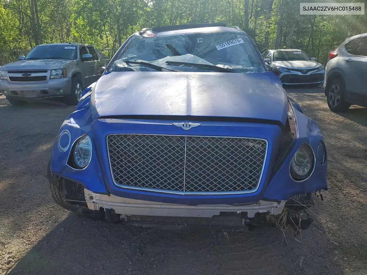 2017 Bentley Bentayga VIN: SJAAC2ZV6HC015488 Lot: 55189676