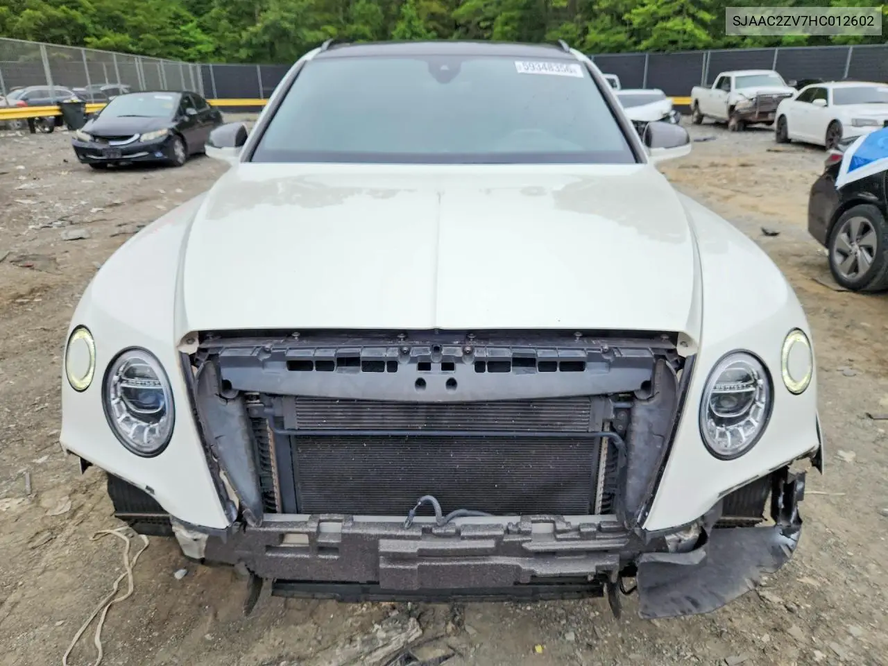 2017 Bentley Bentayga VIN: SJAAC2ZV7HC012602 Lot: 59348356