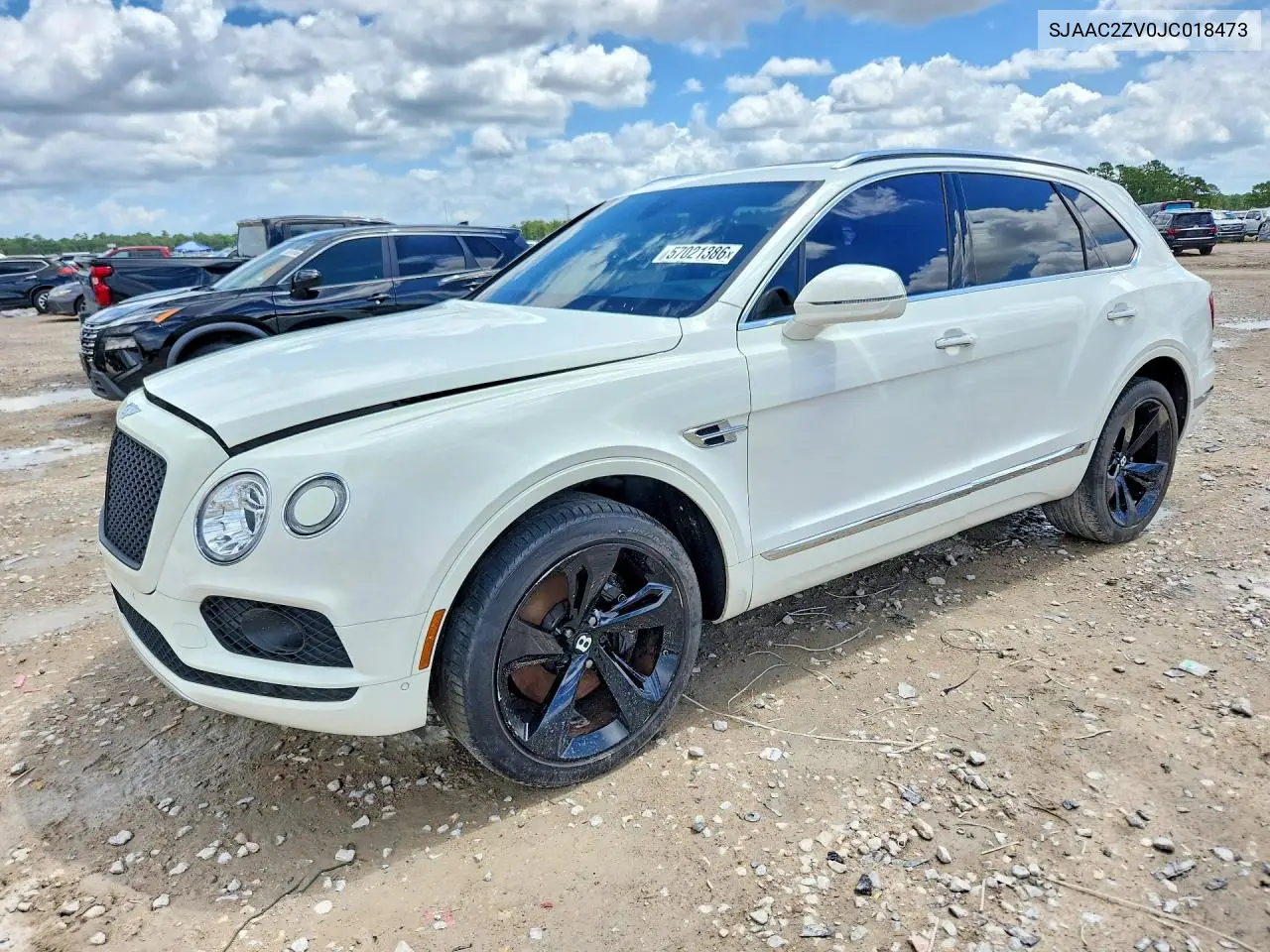 2018 Bentley Bentayga VIN: SJAAC2ZV0JC018473 Lot: 57021386