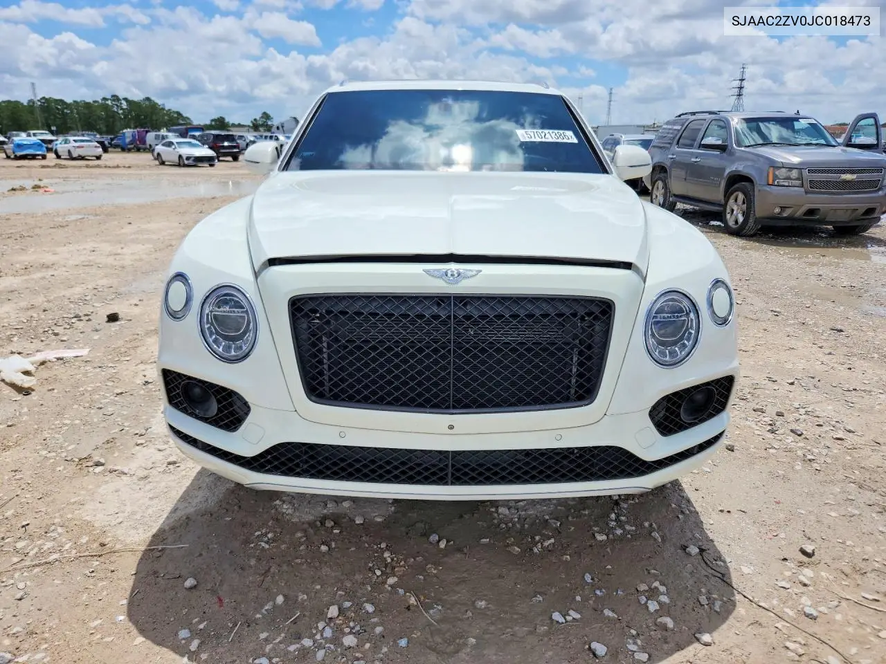 2018 Bentley Bentayga VIN: SJAAC2ZV0JC018473 Lot: 57021386
