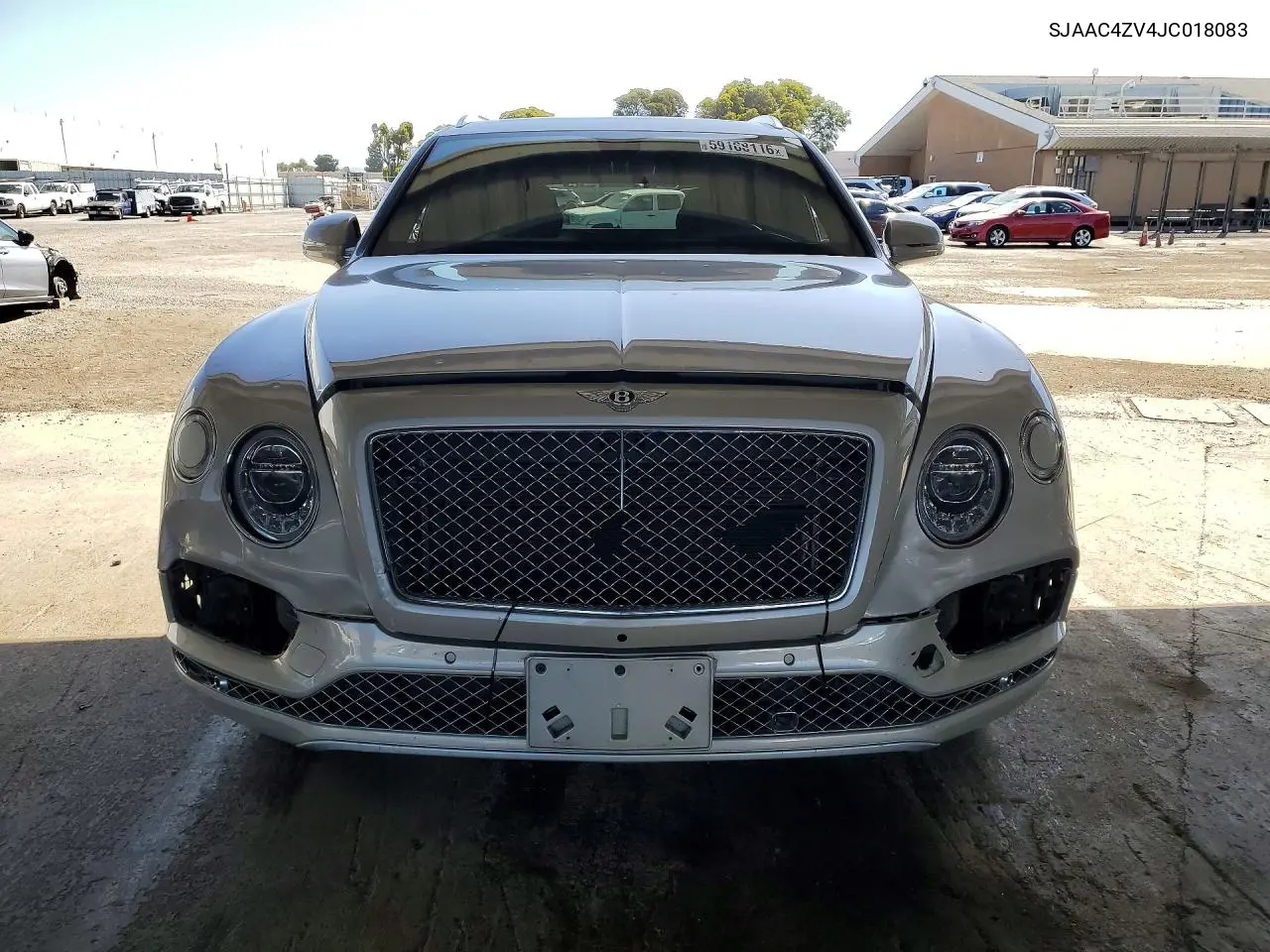 2018 Bentley Bentayga VIN: SJAAC4ZV4JC018083 Lot: 59168116