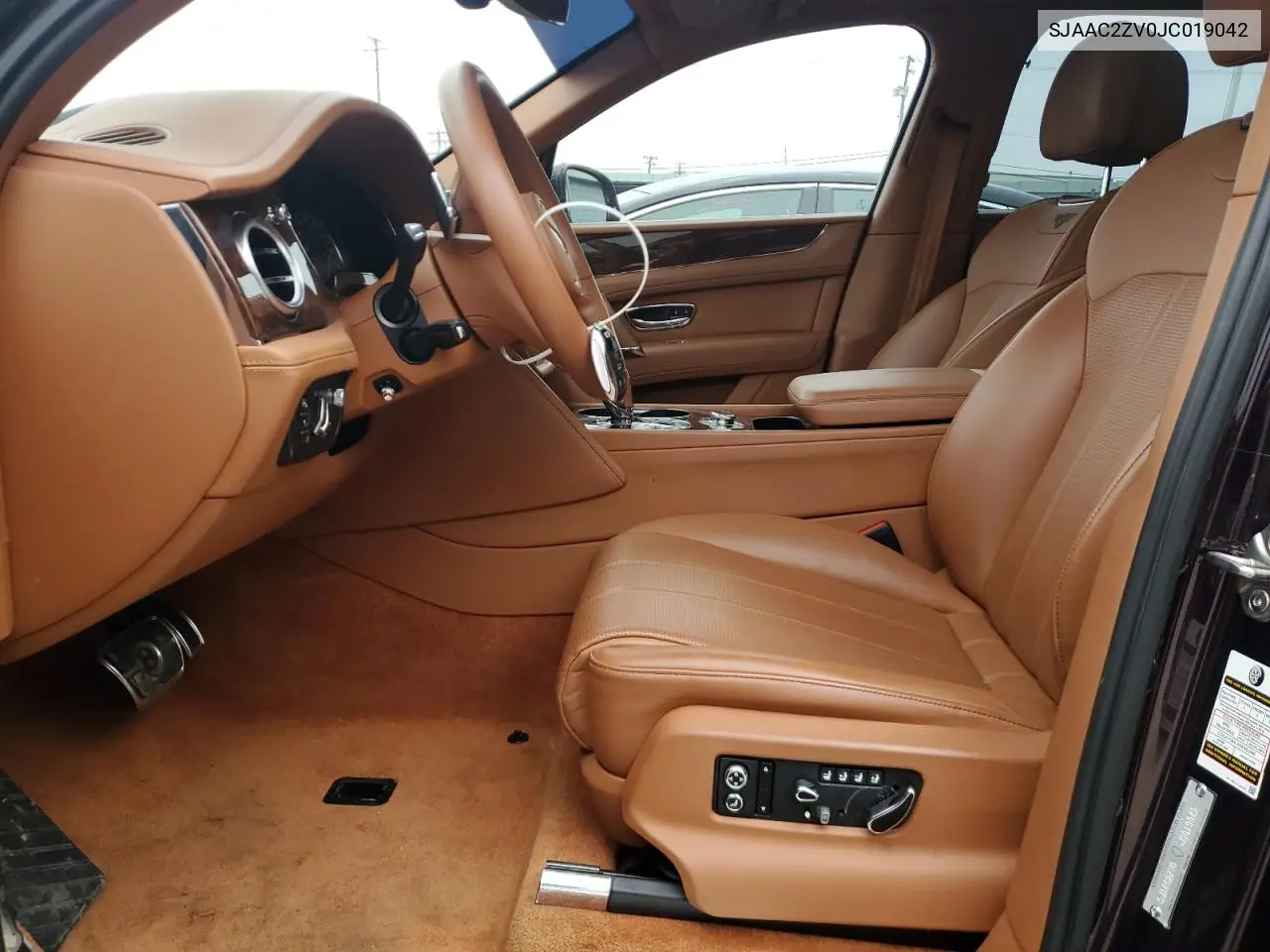 2018 Bently Bentayga VIN: SJAAC2ZV0JC019042 Lot: 93762035