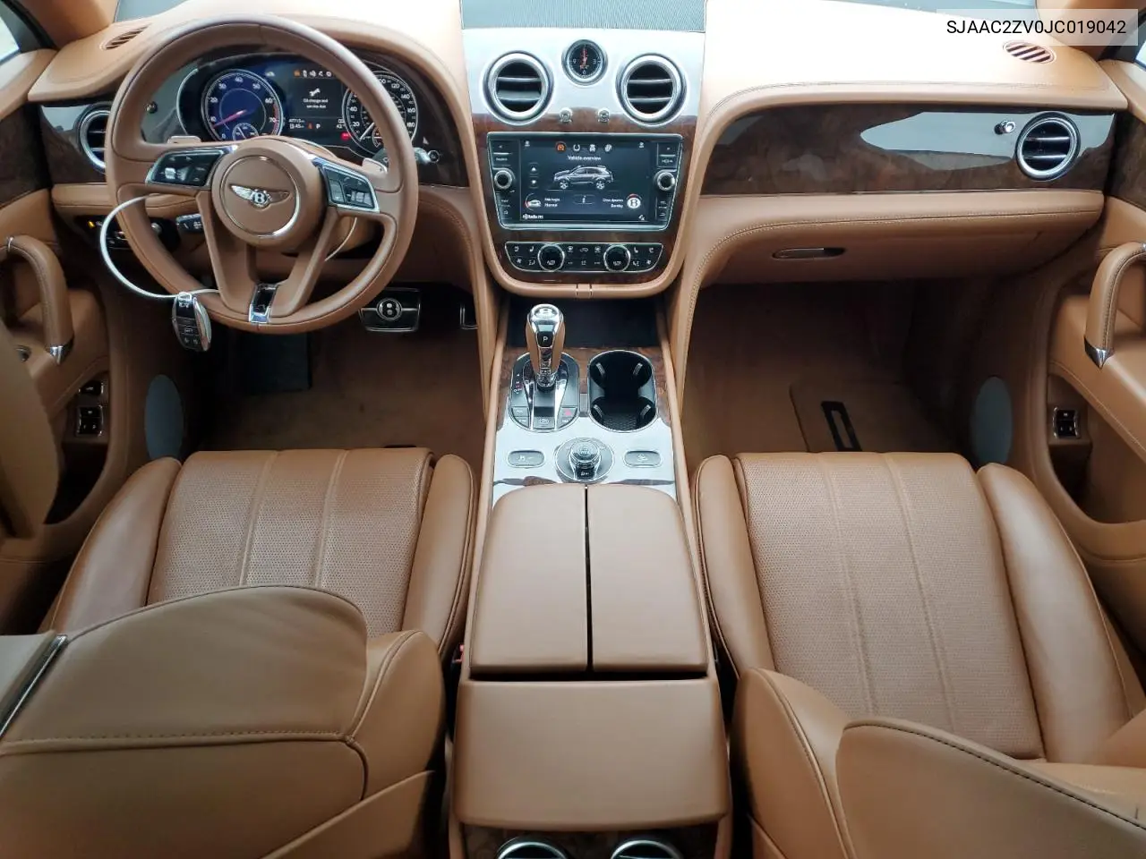 2018 Bently Bentayga VIN: SJAAC2ZV0JC019042 Lot: 93762035