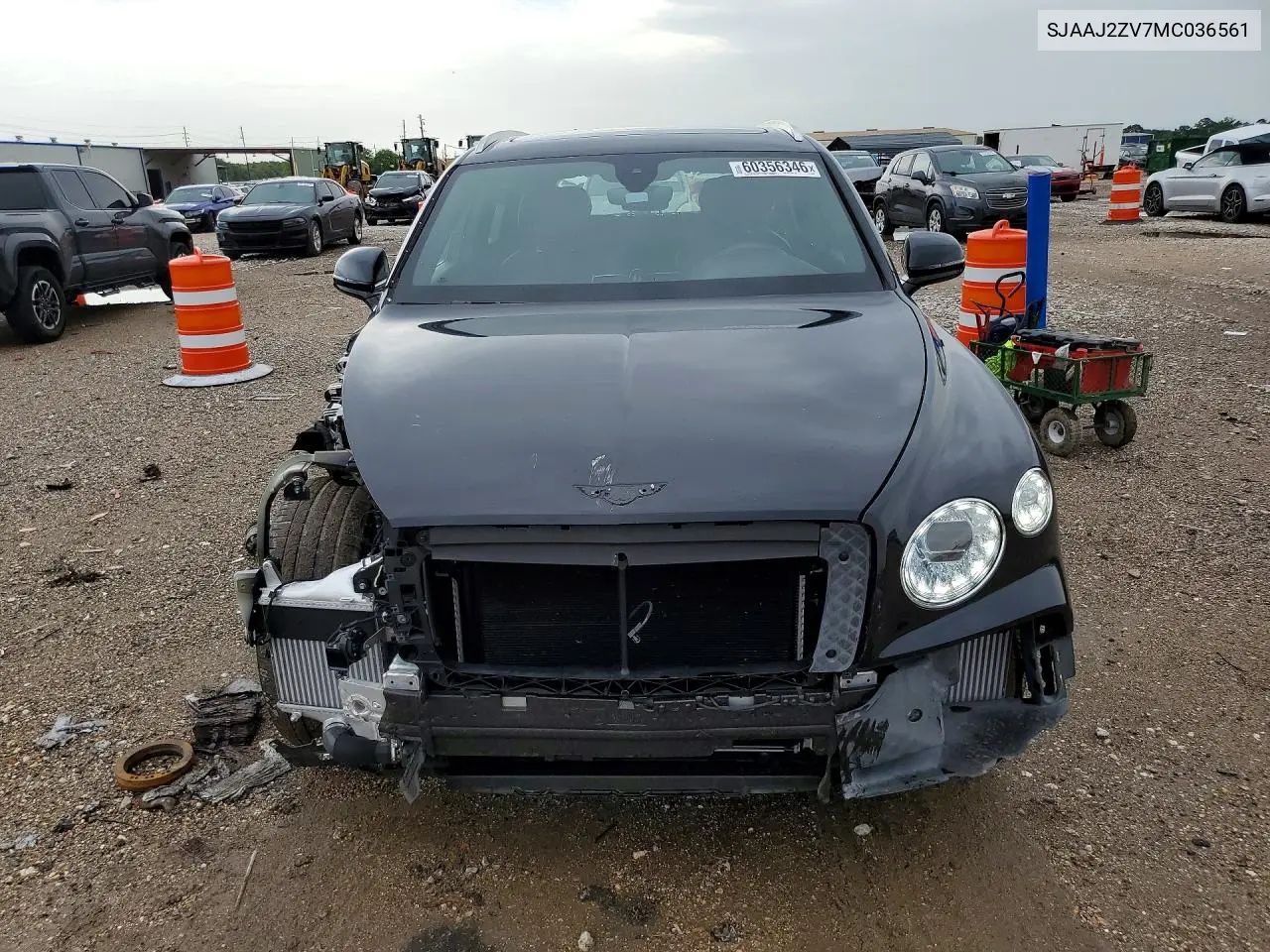 2021 Bentley Bentayga VIN: SJAAJ2ZV7MC036561 Lot: 60356346
