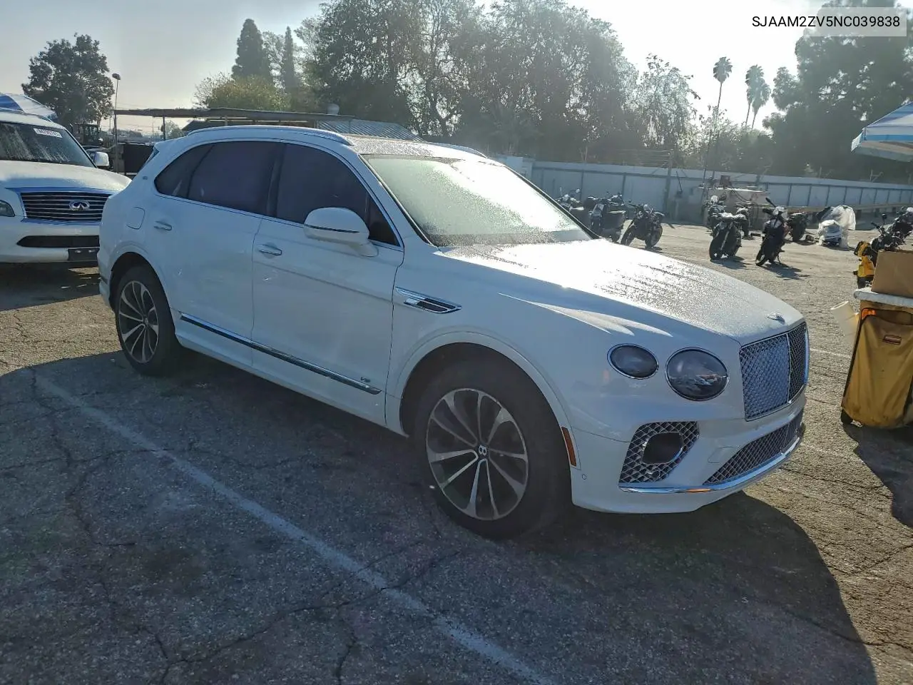 2022 Bently Bentayga VIN: SJAAM2ZV5NC039838 Lot: 52880036