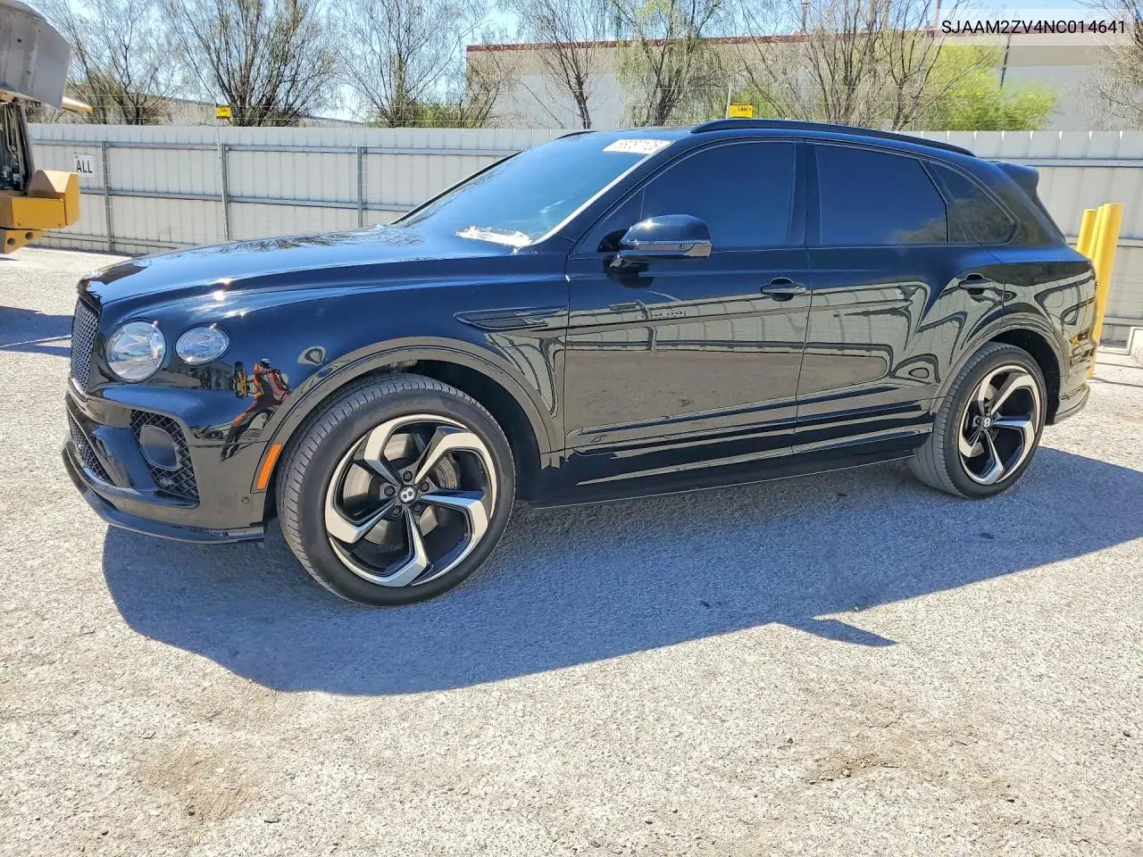 2022 Bentley Bentayga VIN: SJAAM2ZV4NC014641 Lot: 58087126