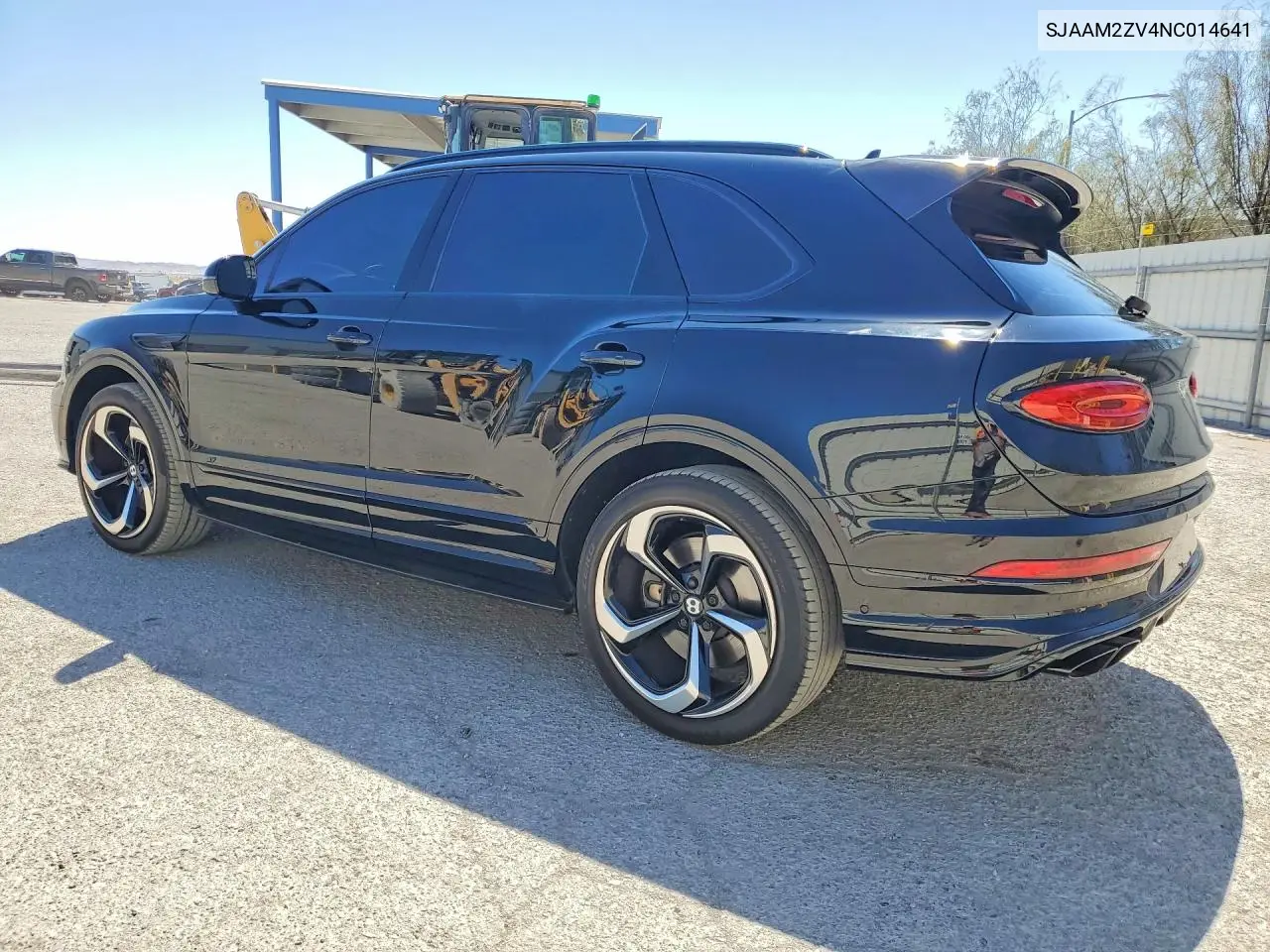 2022 Bentley Bentayga VIN: SJAAM2ZV4NC014641 Lot: 58087126