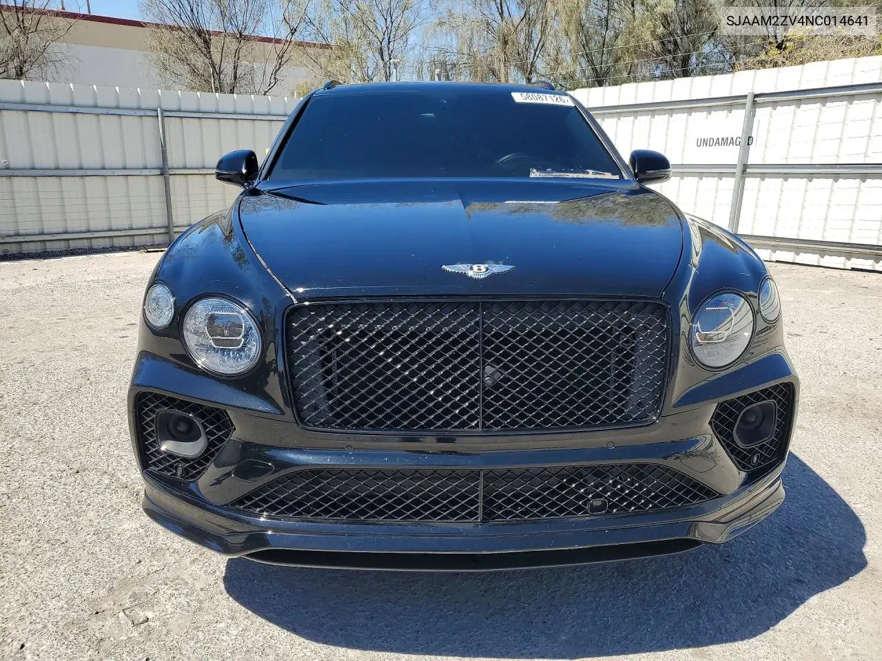 2022 Bentley Bentayga VIN: SJAAM2ZV4NC014641 Lot: 58087126