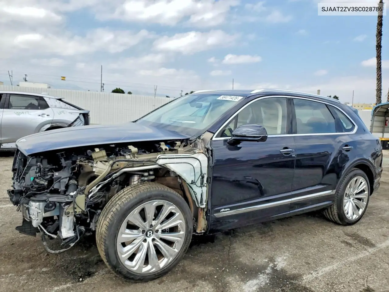 2025 Bentley Bentayga VIN: SJAAT2ZV3SC028786 Lot: 58471426