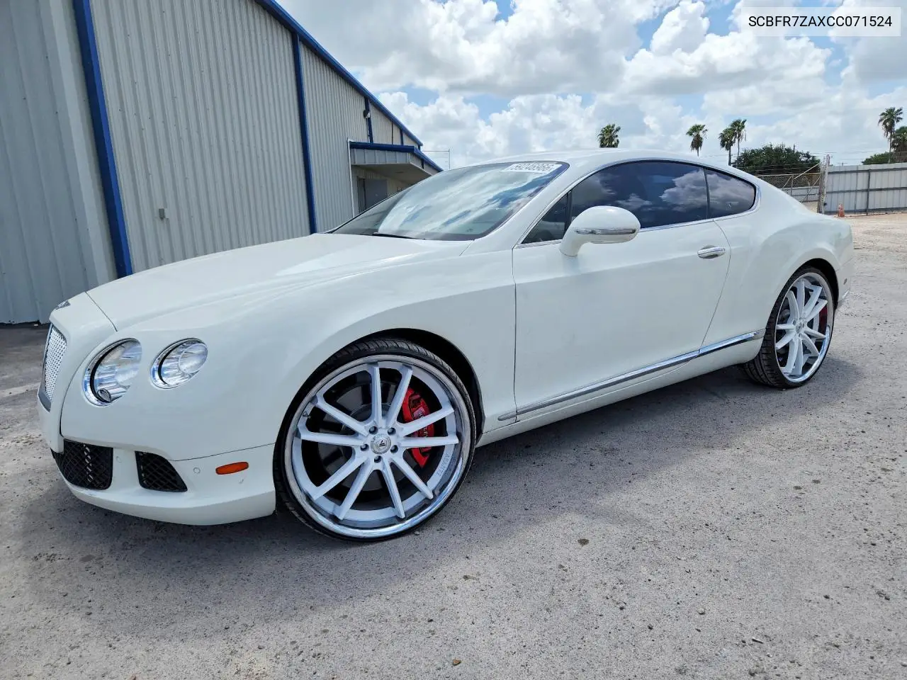2012 Bentley Continental Gt VIN: SCBFR7ZAXCC071524 Lot: 59246966