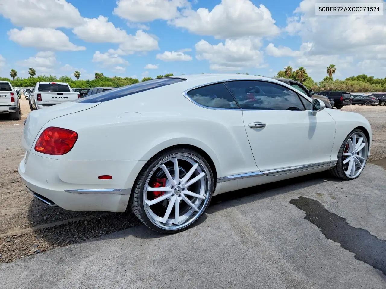2012 Bentley Continental Gt VIN: SCBFR7ZAXCC071524 Lot: 59246966