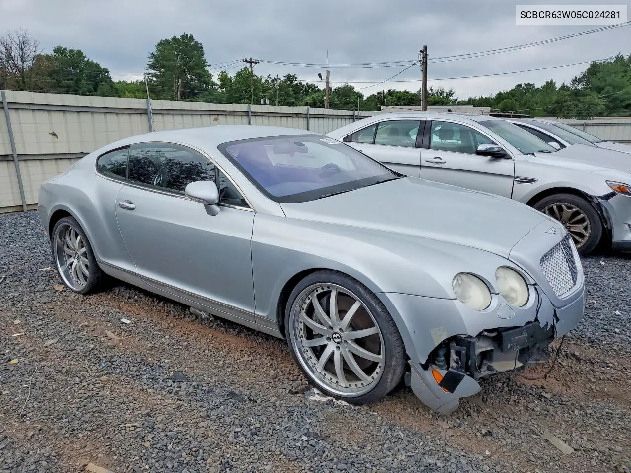2005 Bentley Continental Gt VIN: SCBCR63W05C024281 Lot: 61353146