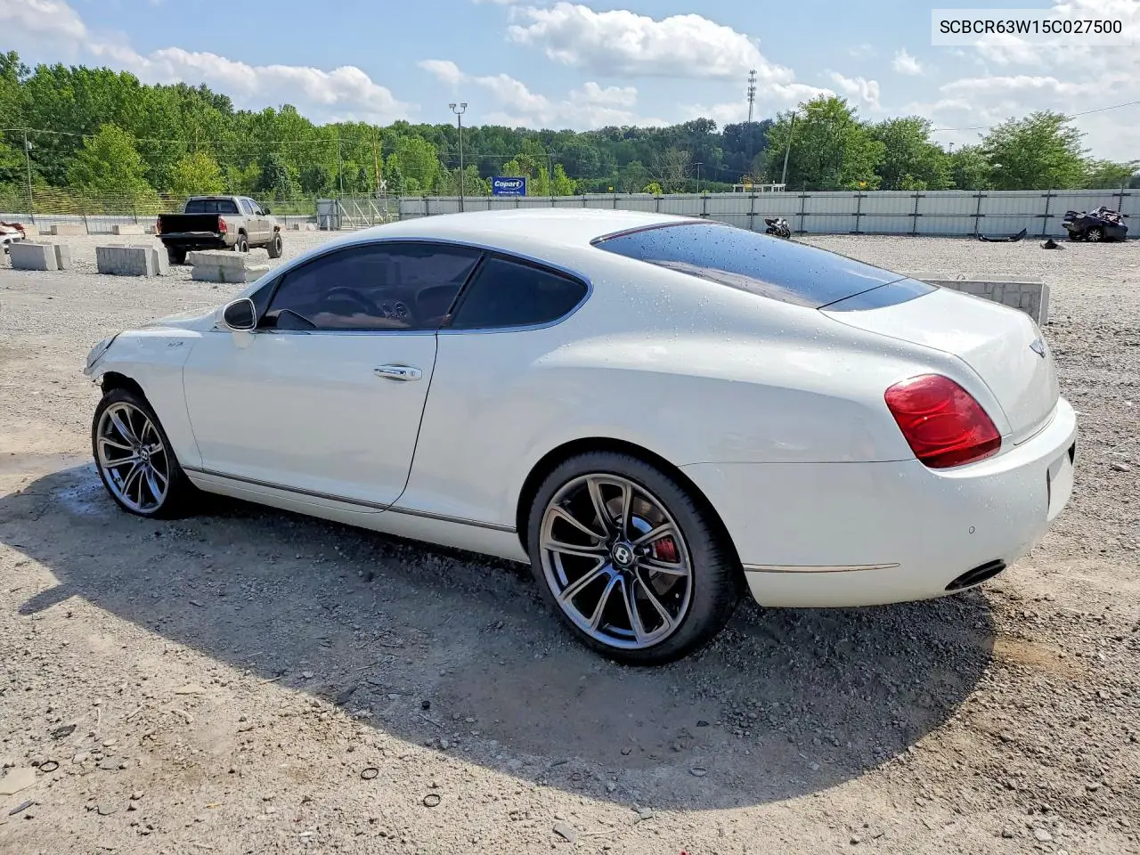 2005 Bentley Continental Gt VIN: SCBCR63W15C027500 Lot: 85965705