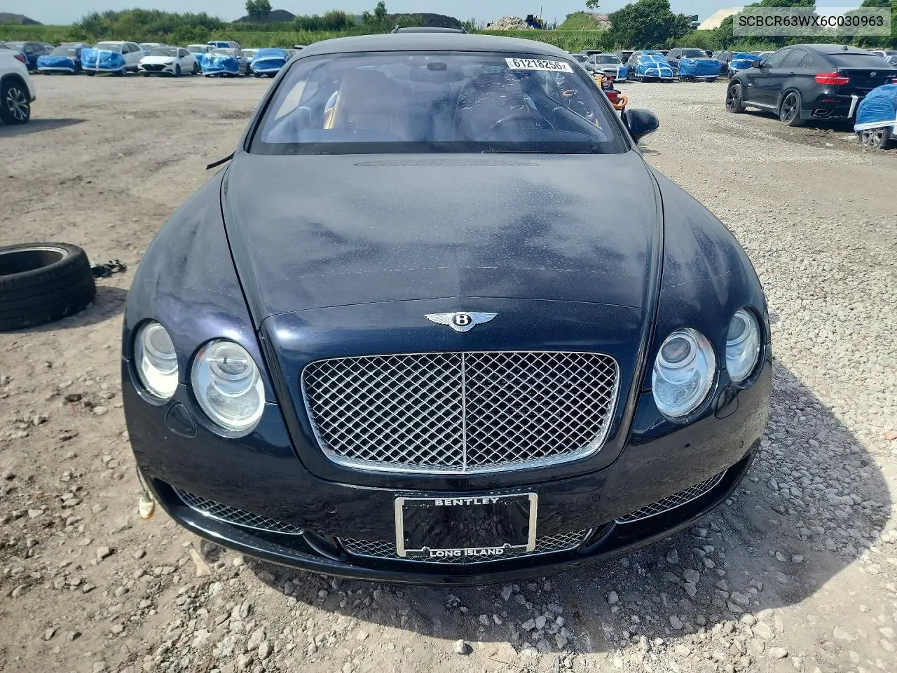 2006 Bentley Continental Gt VIN: SCBCR63WX6C030963 Lot: 61218256