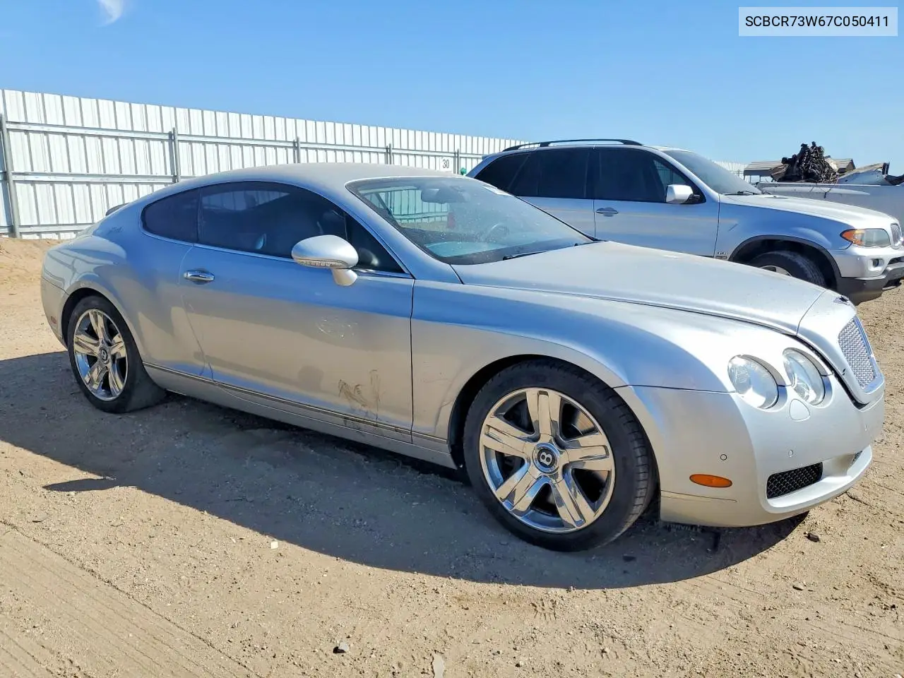 2007 Bentley Continental Gt VIN: SCBCR73W67C050411 Lot: 47236976