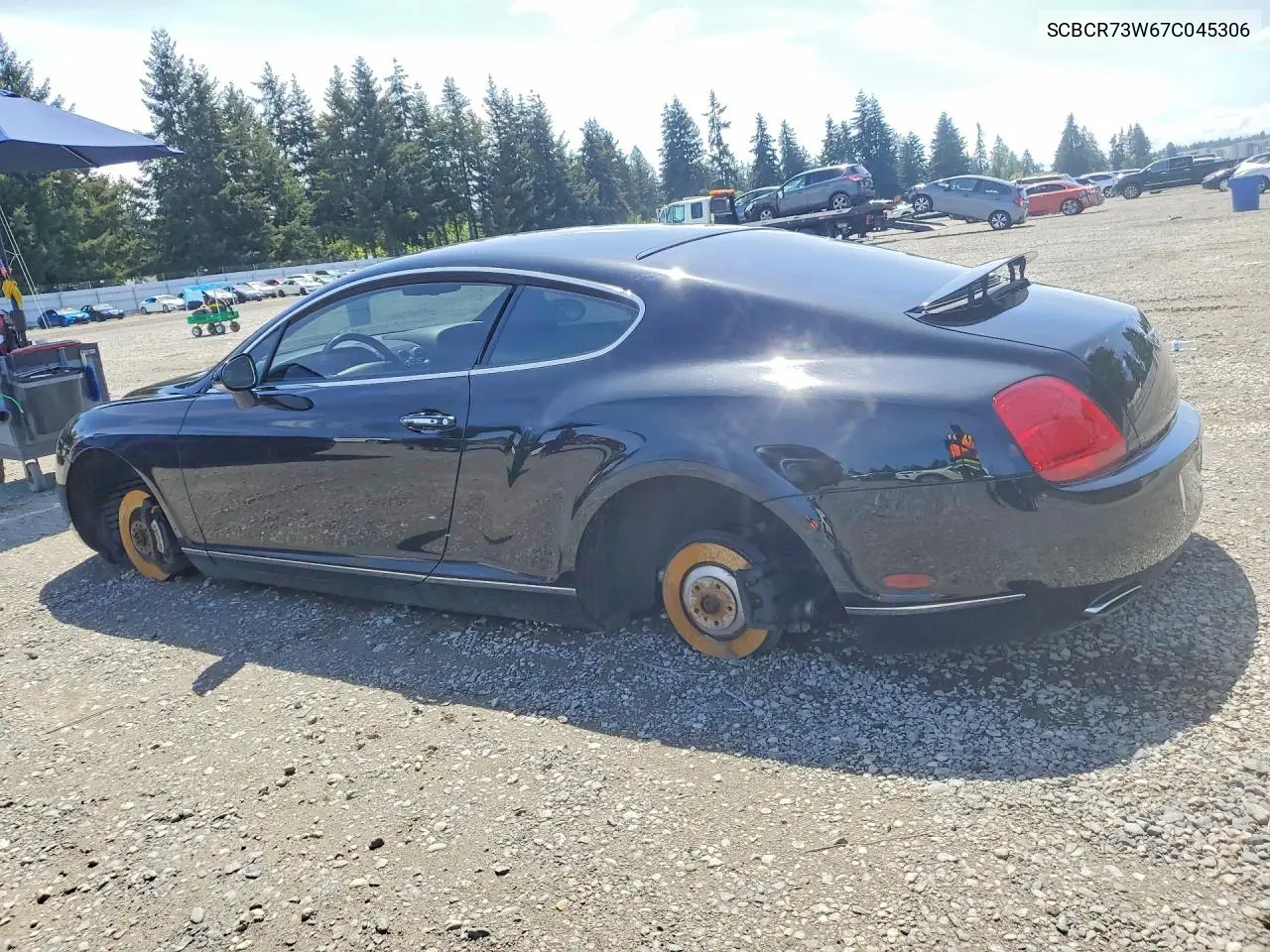 2007 Bentley Continental Gt VIN: SCBCR73W67C045306 Lot: 53592556