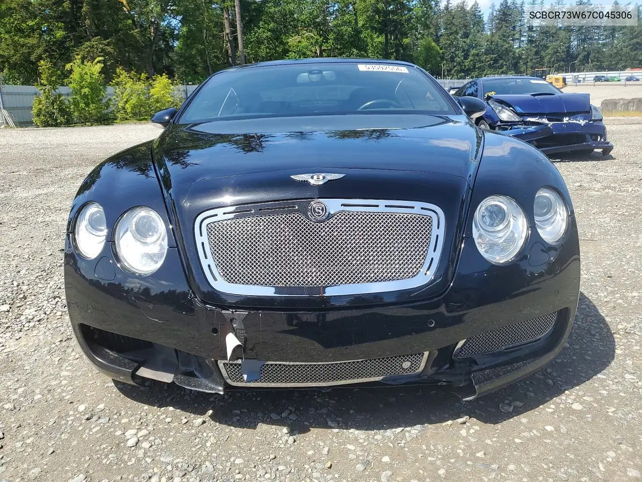 2007 Bentley Continental Gt VIN: SCBCR73W67C045306 Lot: 53592556