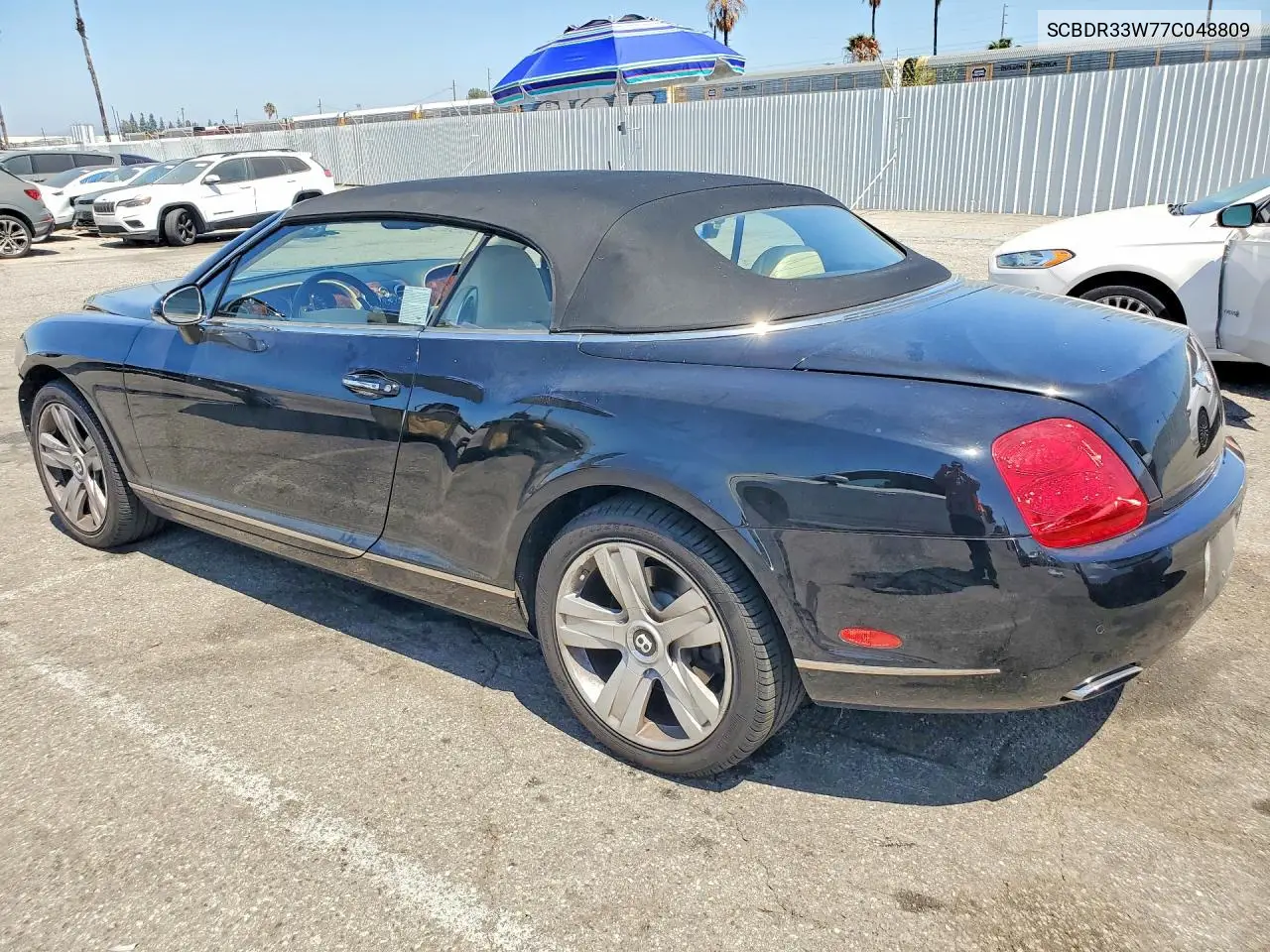 2007 Bentley Continental Gtc VIN: SCBDR33W77C048809 Lot: 57245836