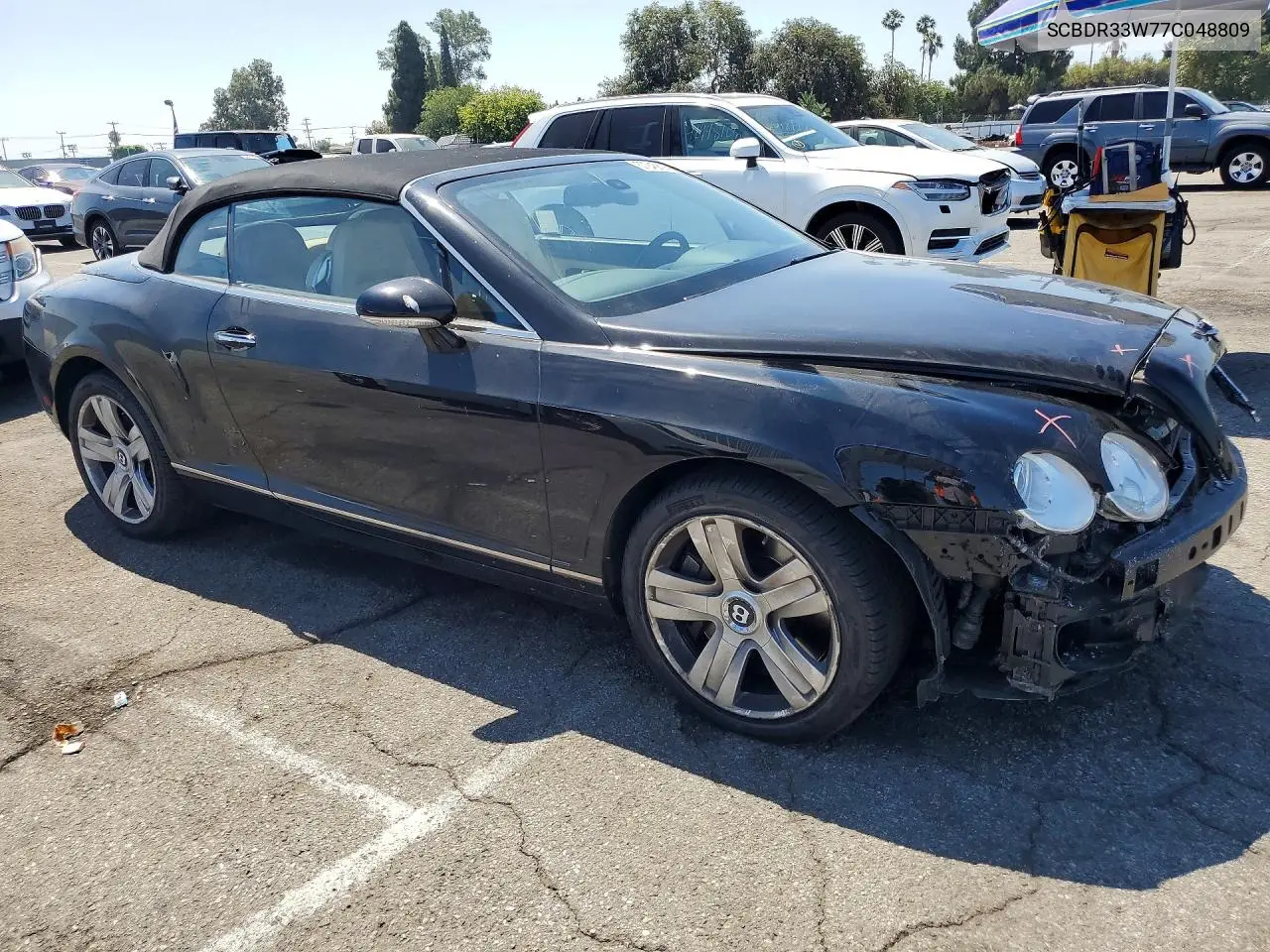 2007 Bentley Continental Gtc VIN: SCBDR33W77C048809 Lot: 57245836