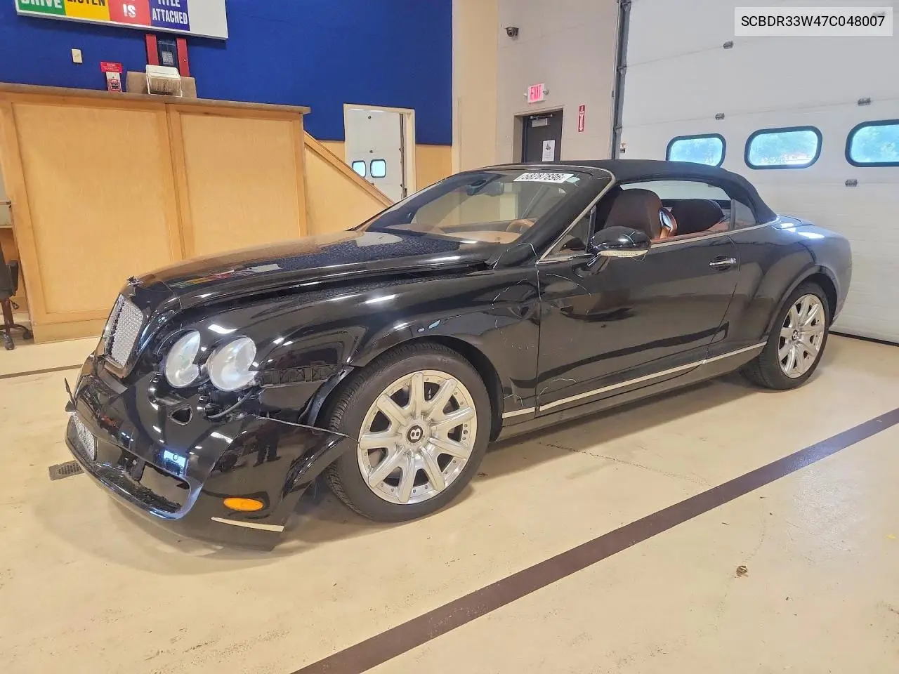 2007 Bentley Continentl VIN: SCBDR33W47C048007 Lot: 58287896