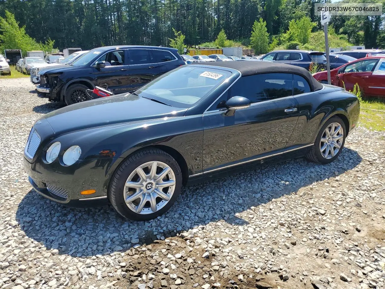 2007 Bentley Continental Gtc VIN: SCBDR33W67C046825 Lot: 61504396