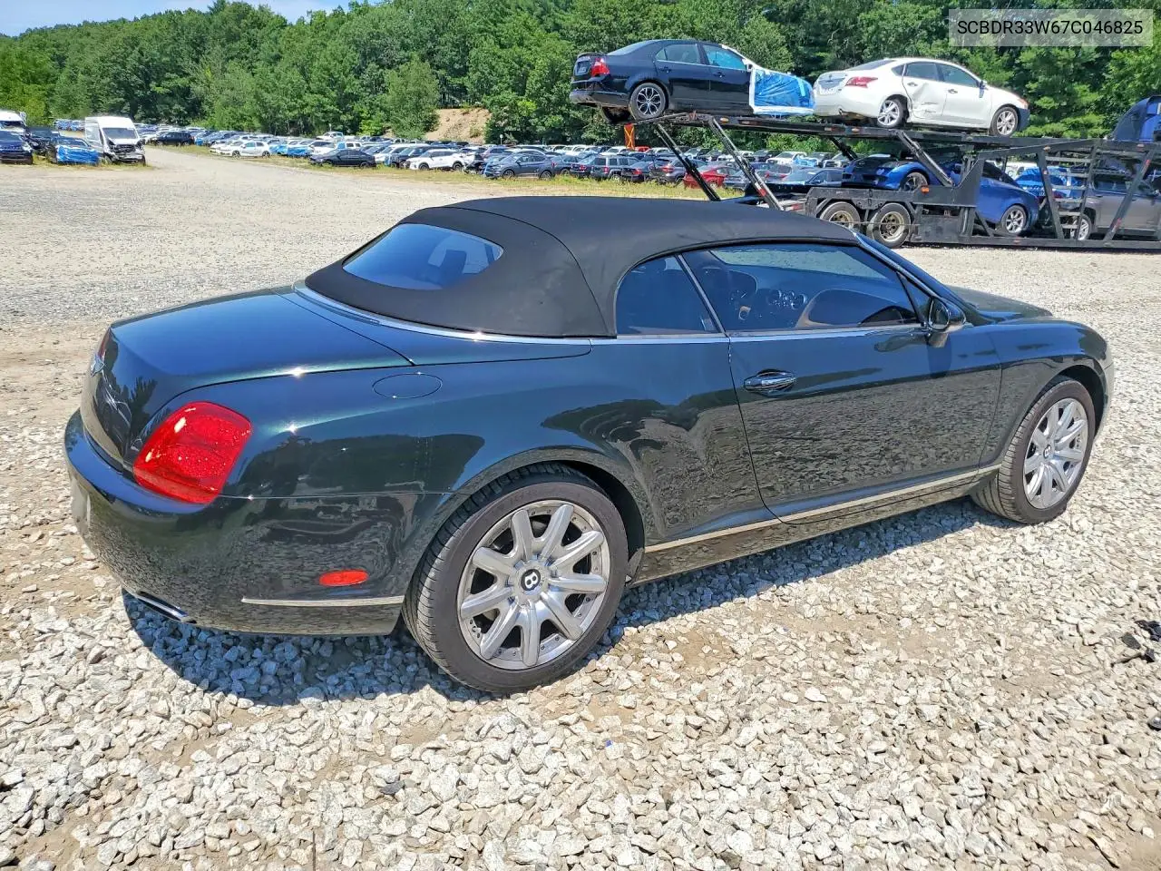 2007 Bentley Continental Gtc VIN: SCBDR33W67C046825 Lot: 61504396