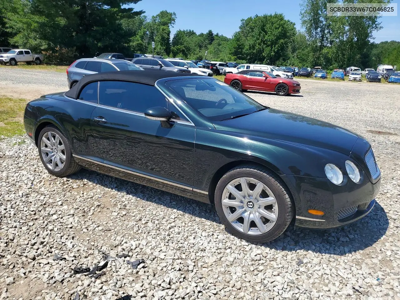 2007 Bentley Continental Gtc VIN: SCBDR33W67C046825 Lot: 61504396