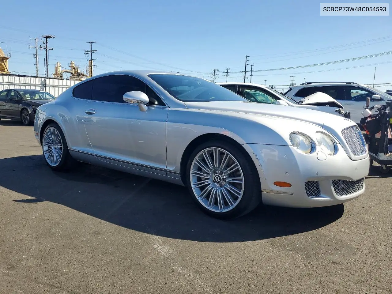 2008 Bentley Continental Gt Speed VIN: SCBCP73W48C054593 Lot: 60894186