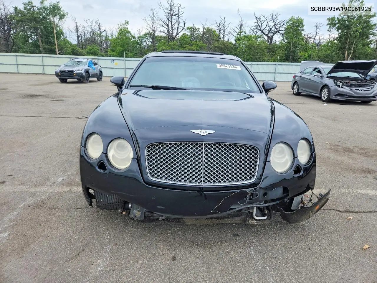 2009 Bentley Continental Flying Spur VIN: SCBBR93W19C061925 Lot: 58625586