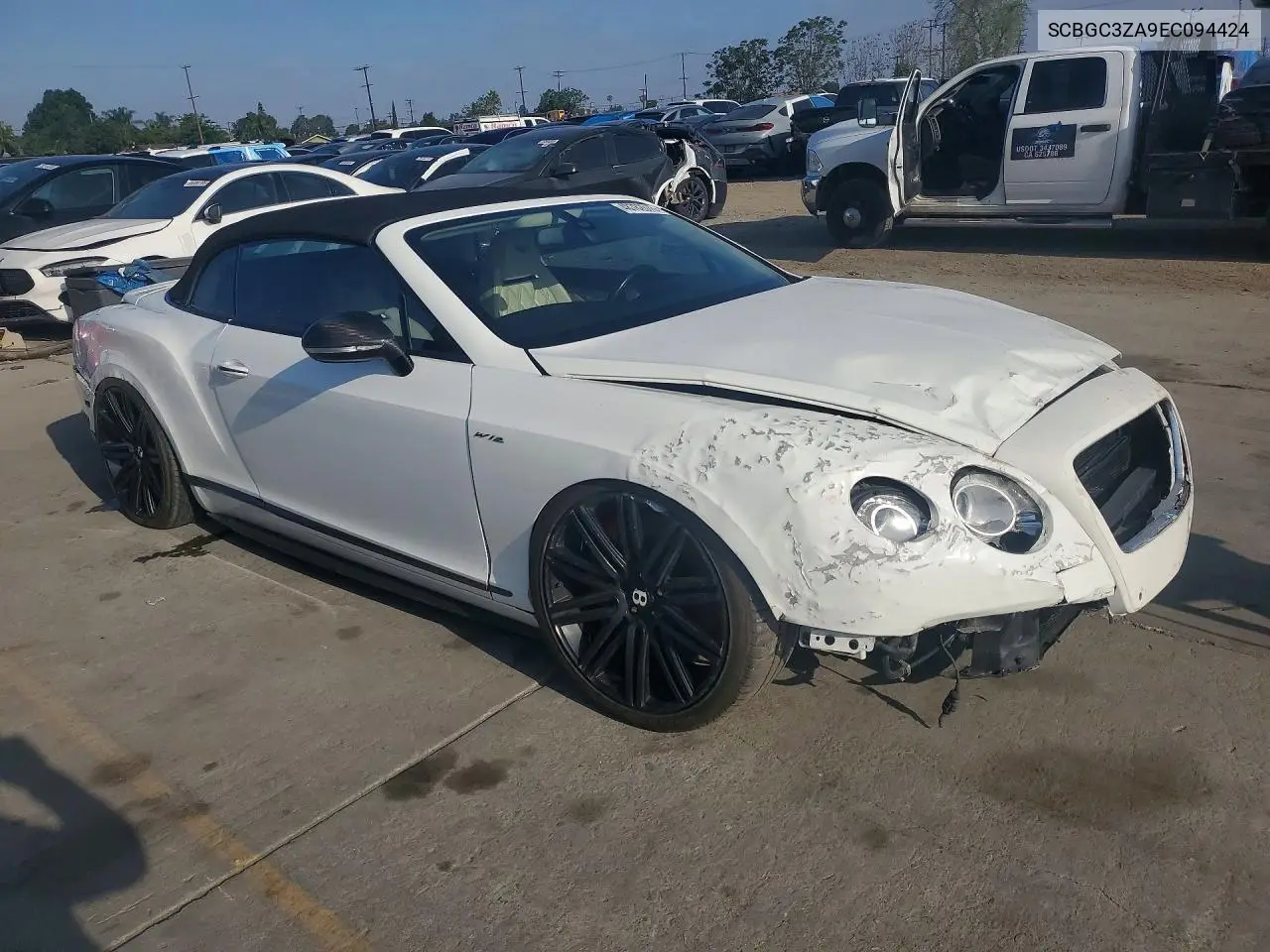 2014 Bentley Continental Gt Speed VIN: SCBGC3ZA9EC094424 Lot: 48782676