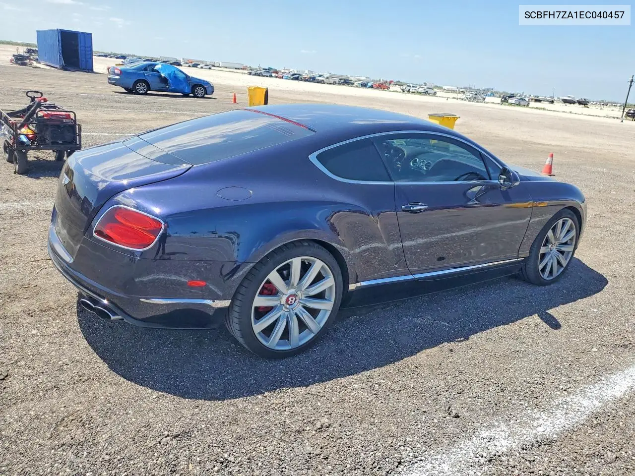 2014 Bentley Continental Gt V8 S VIN: SCBFH7ZA1EC040457 Lot: 49984966