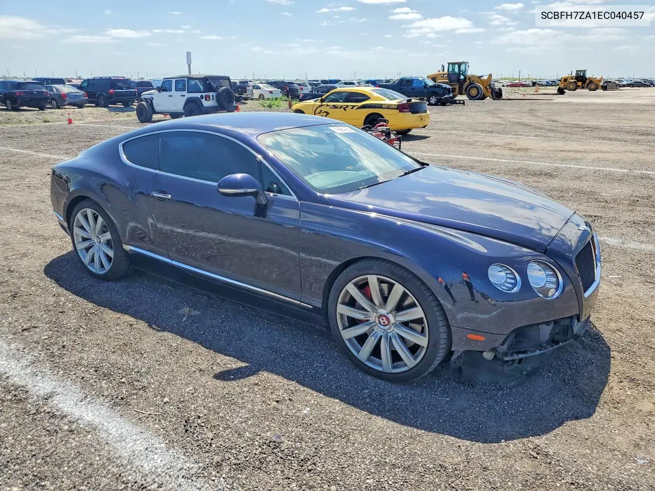 2014 Bentley Continental Gt V8 S VIN: SCBFH7ZA1EC040457 Lot: 49984966