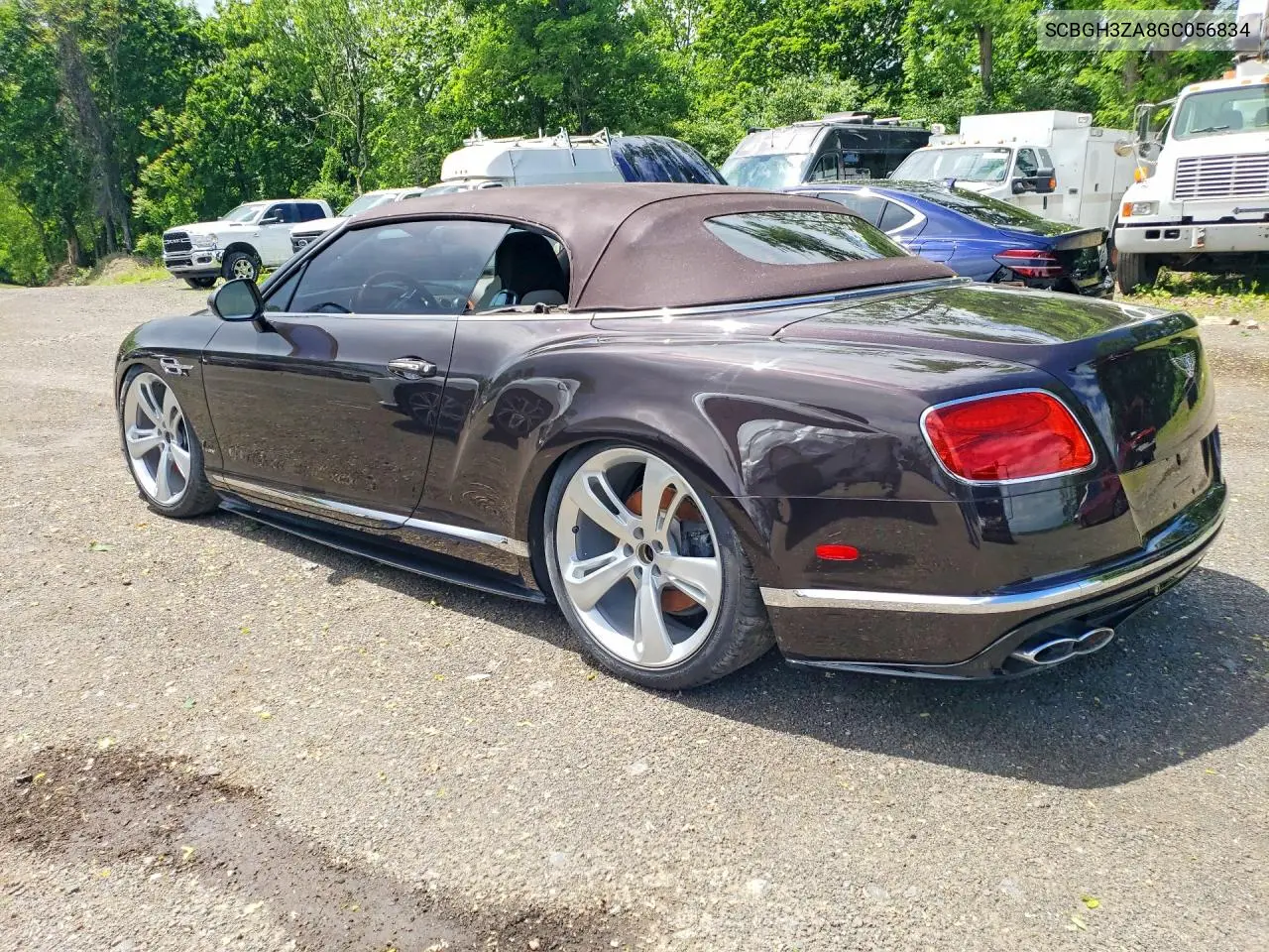 2016 Bentley Continental Gt V8 S VIN: SCBGH3ZA8GC056834 Lot: 55538796