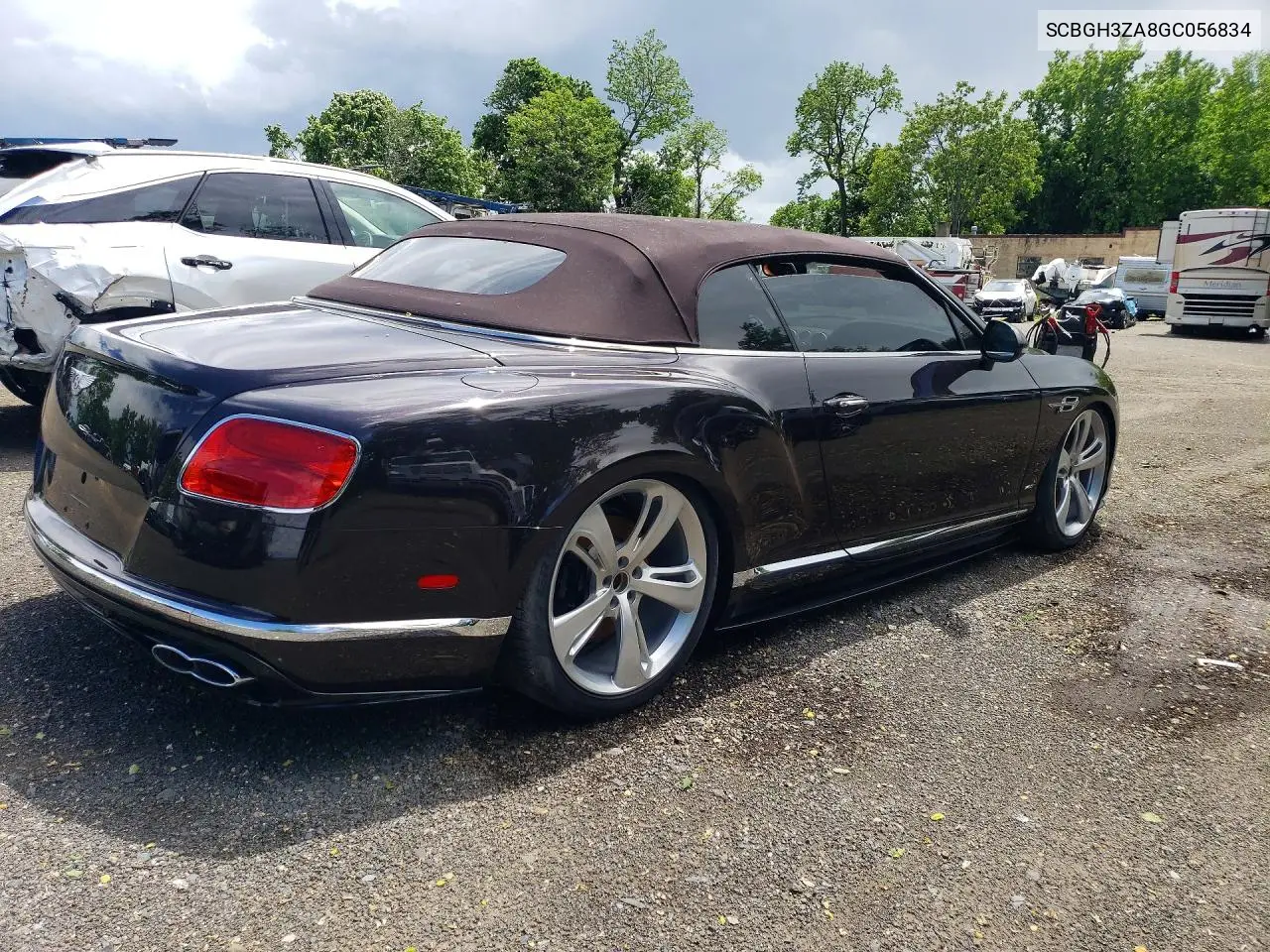 2016 Bentley Continental Gt V8 S VIN: SCBGH3ZA8GC056834 Lot: 55538796