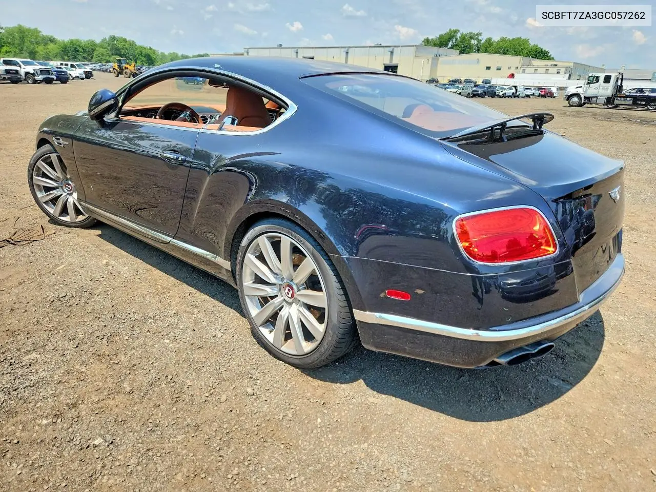2016 Bentley Continentl VIN: SCBFT7ZA3GC057262 Lot: 58802096