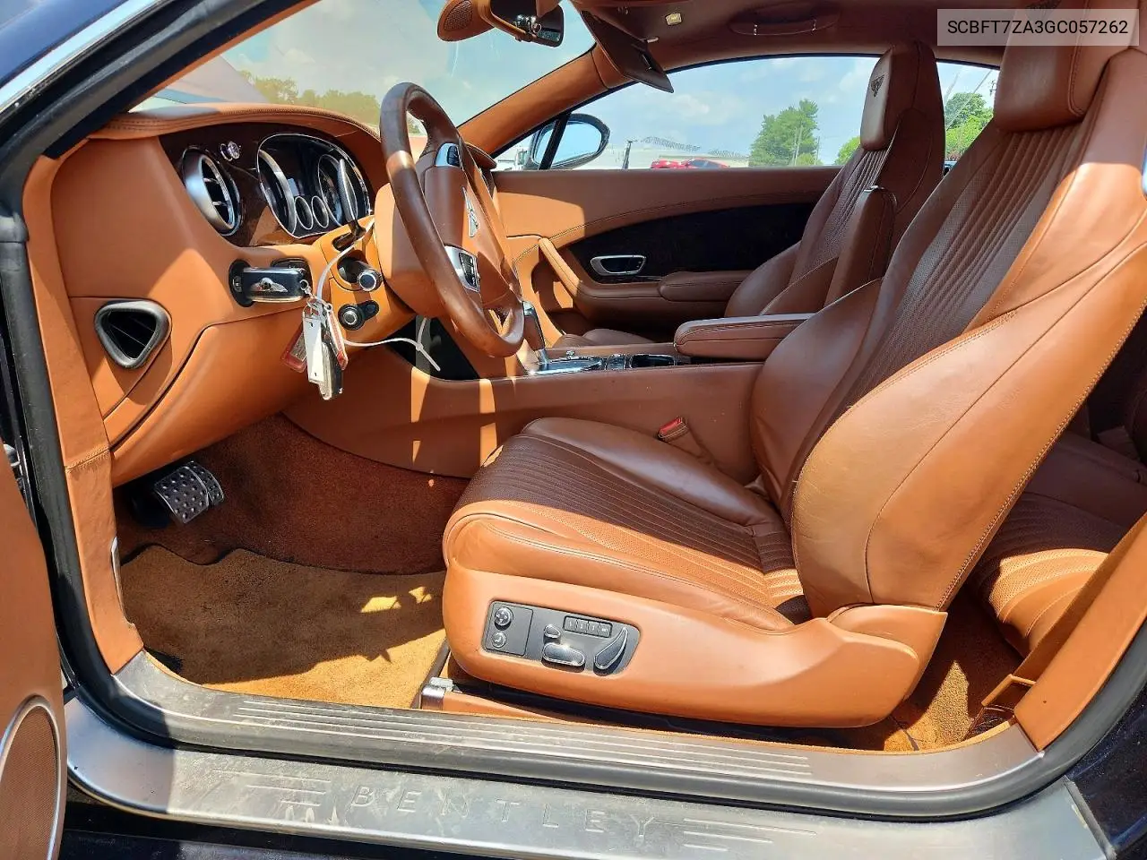 2016 Bentley Continentl VIN: SCBFT7ZA3GC057262 Lot: 58802096